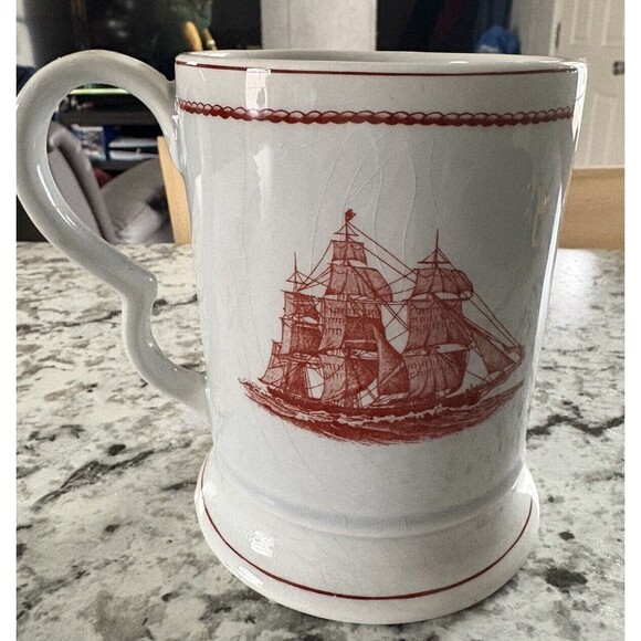 Wedgwood Georgetown Collection Flying Cloud Tankard - Nautical Ship - Picture 1 of 7